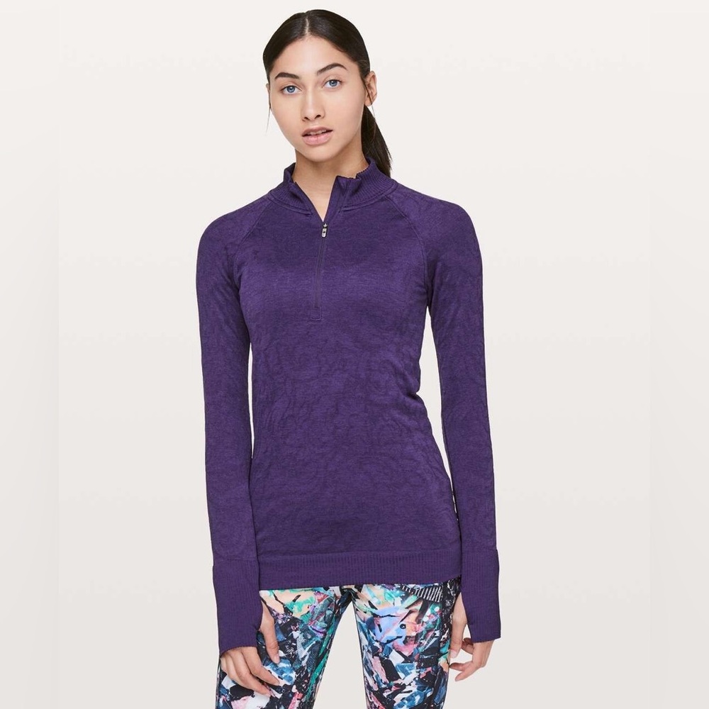 Lululemon Rest Less 1/2 Zip Full Length Long Sleeve